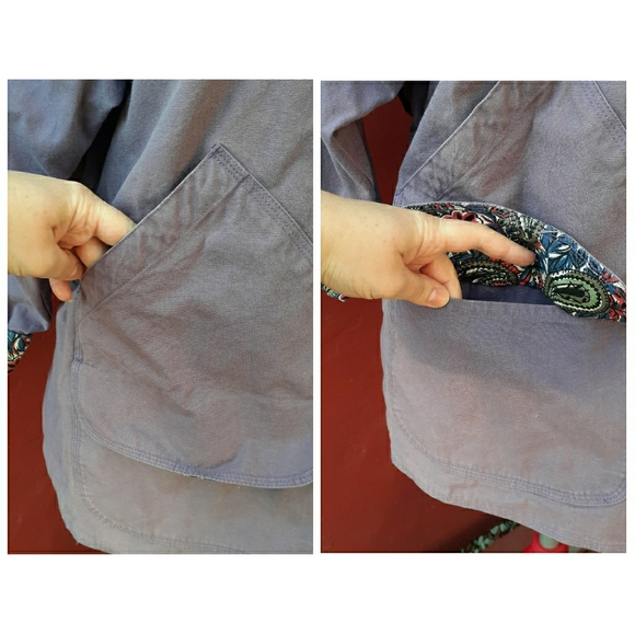 Vintage Woolrich Floral Lined Chore Barn Jacket - Picture 8 of 14